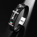 Cross Leather Bracelet: Rugged Faith & Stylish Devotion for Daily Wear