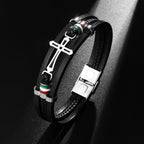 Cross Leather Bracelet: Rugged Faith & Stylish Devotion for Daily Wear