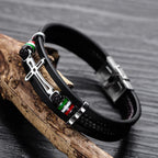 Cross Leather Bracelet: Rugged Faith & Stylish Devotion for Daily Wear
