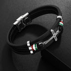 Cross Leather Bracelet: Rugged Faith & Stylish Devotion for Daily Wear