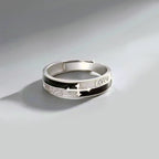 Cross Faith Ring: Peace, Love & Timeless Devotion