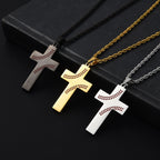 Baseball Stitch Cross Necklace: Athletic Devotion & Inspirational Quote