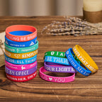 Scripture Silicone Bracelets: Faithful Reminders & Colorful Devotion