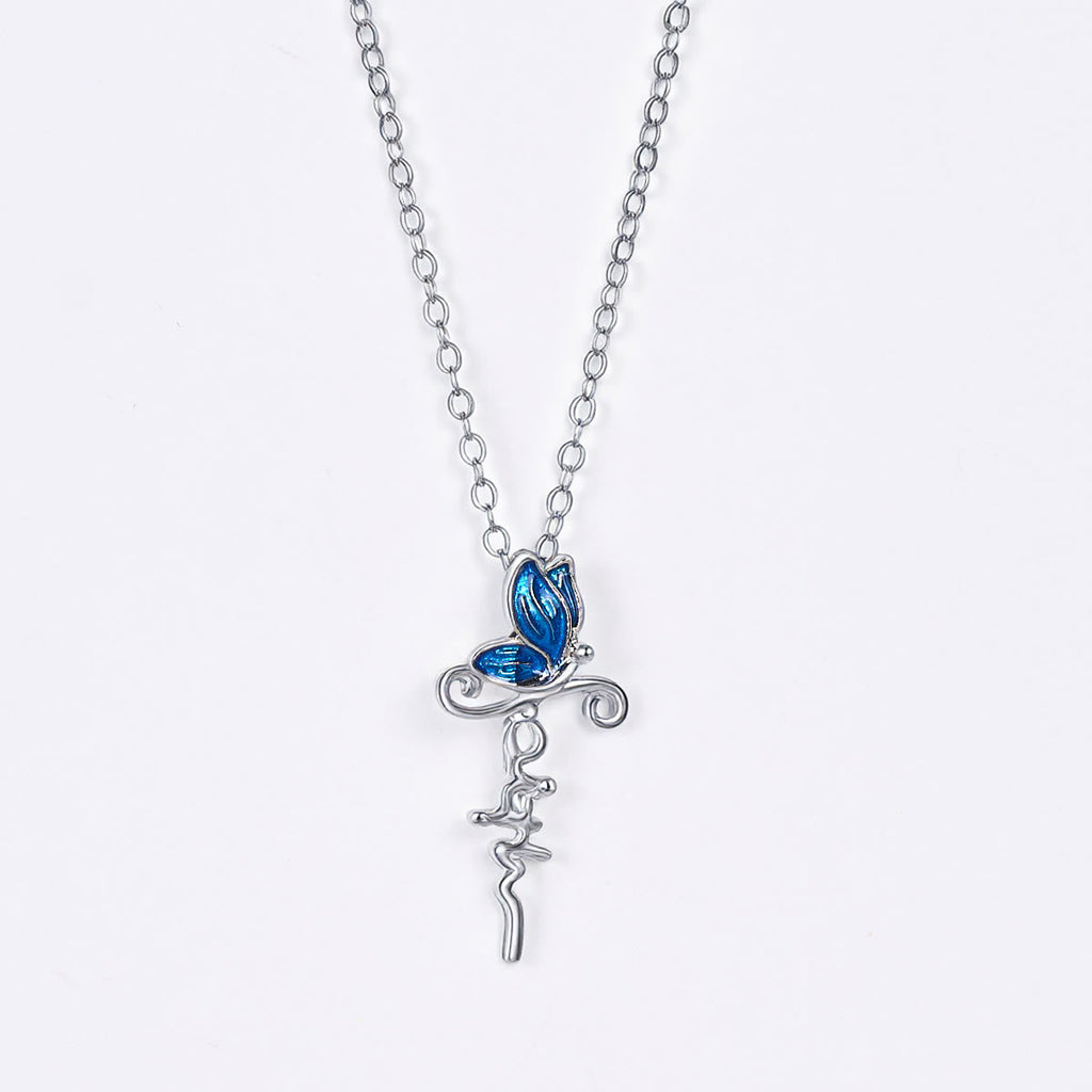 Butterfly Cross Jewelry Set: Devotion & Artful Symbolism