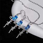 Butterfly Cross Jewelry Set: Devotion & Artful Symbolism