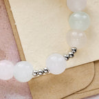 Pastel Glow Color-Shifting UV Bead Prayer Bracelet with Our Lady