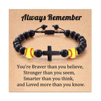 Cross & Sport Bead Bracelet: Tender Devotion for Sport Lovers
