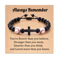 Cross & Sport Bead Bracelet: Tender Devotion for Sport Lovers