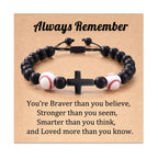 Cross & Sport Bead Bracelet: Tender Devotion for Sport Lovers
