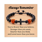 Cross & Sport Bead Bracelet: Tender Devotion for Sport Lovers