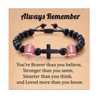 Cross & Sport Bead Bracelet: Tender Devotion for Sport Lovers