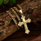 4-Styled Sacred Crucifix Necklace: Elegant Design & Faithful Reminder for Every Day