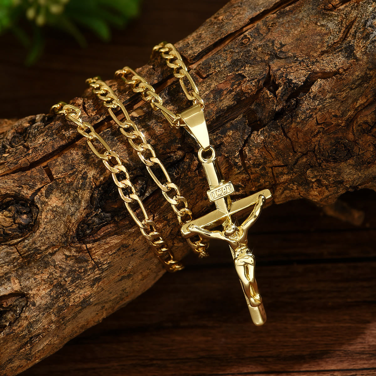 4-Styled Sacred Crucifix Necklace: Elegant Design & Faithful Reminder for Every Day