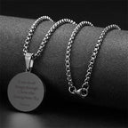 Sports Prayer Pendant Necklace: Philippians 4:13 & Sport Icon for Daily Carry