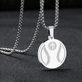 Sports Prayer Pendant Necklace: Philippians 4:13 & Sport Icon for Daily Carry