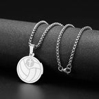 Sports Prayer Pendant Necklace: Philippians 4:13 & Sport Icon for Daily Carry