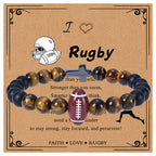Tiger Eye & Matte Sport Bracelet: Constant Strength Reminder for Daily Life