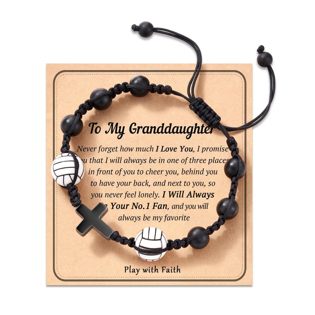 Sport-Themed Faith Bracelet: Heartfelt Message Card for Daily Wear