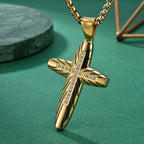 Sparkle Accent Cross: Tactile Faith Reminder for Daily Routines