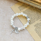 Light of Grace Bracelet — Soft Beads with Devotional Charms