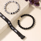 Faith Prompt Bracelet with Cross Bead & WWJD Card: Gift-Ready Keepsake