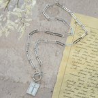 Cross Tag Necklace: Daily Reminder of Faith & Artistic Craft for Believers