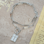 Cross Tag Necklace: Daily Reminder of Faith & Artistic Craft for Believers