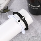 Milano Rope Cross Bracelet with Gift Card: Thoughtful Blessing for Baptism & Milestones
