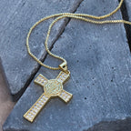 St. Benedict Emblem Series Cross Necklace: Faith & Grace Reminder for Daily Wear