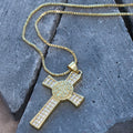 St. Benedict Emblem Series Cross Necklace: Faith & Grace Reminder for Daily Wear