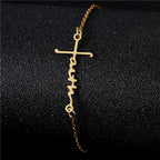 Cross & Faith Bracelet: Delicate Companion of Grace & Hope