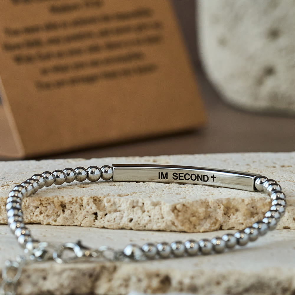 Matthew 19:26 & German Psalm 46:5 Bracelet: Quiet Reminder of Divine Presence