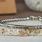 Matthew 19:26 & German Psalm 46:5 Bracelet: Quiet Reminder of Divine Presence