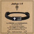 American Flag & Cross Bracelet with Card: Practical Faith Wrapped in Meaning