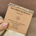 God Is First & Psalm 46:5  Bracelet: Steady Companion for Daily Routines