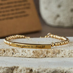 God Is First & Psalm 46:5  Bracelet: Steady Companion for Daily Routines