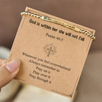 God Is First & Psalm 46:5  Bracelet: Steady Companion for Daily Routines