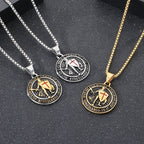 Vintage 3-Color Ephesians 6 Necklace: Quiet Reminder of Spiritual Strength