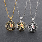 Vintage 3-Color Ephesians 6 Necklace: Quiet Reminder of Spiritual Strength