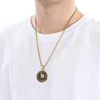 Vintage 3-Color Ephesians 6 Necklace: Quiet Reminder of Spiritual Strength