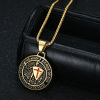 Vintage 3-Color Ephesians 6 Necklace: Quiet Reminder of Spiritual Strength