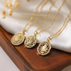 Our Lady Three-Design Necklace: Steady Companion for Quiet Routines