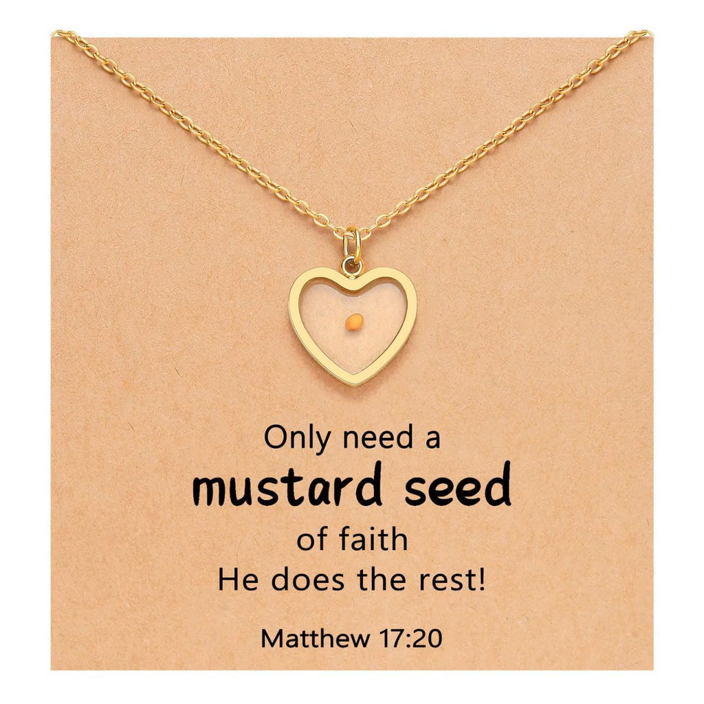 Matthew 17:20 Multi-Shaped Mustard Seed Pendant: Quiet Reminder of Faith’s Power
