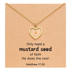 Matthew 17:20 Multi-Shaped Mustard Seed Pendant: Quiet Reminder of Faith’s Power