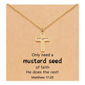 Matthew 17:20 Multi-Shaped Mustard Seed Pendant: Quiet Reminder of Faith’s Power