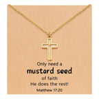 Matthew 17:20 Multi-Shaped Mustard Seed Pendant: Quiet Reminder of Faith’s Power