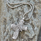 Two-color Grace & Glory Baroque Radiance Cross Necklace