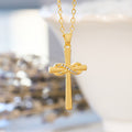 Möbius Cross & Zircon Necklaces: Smooth Comfort with Sacred Symbolism