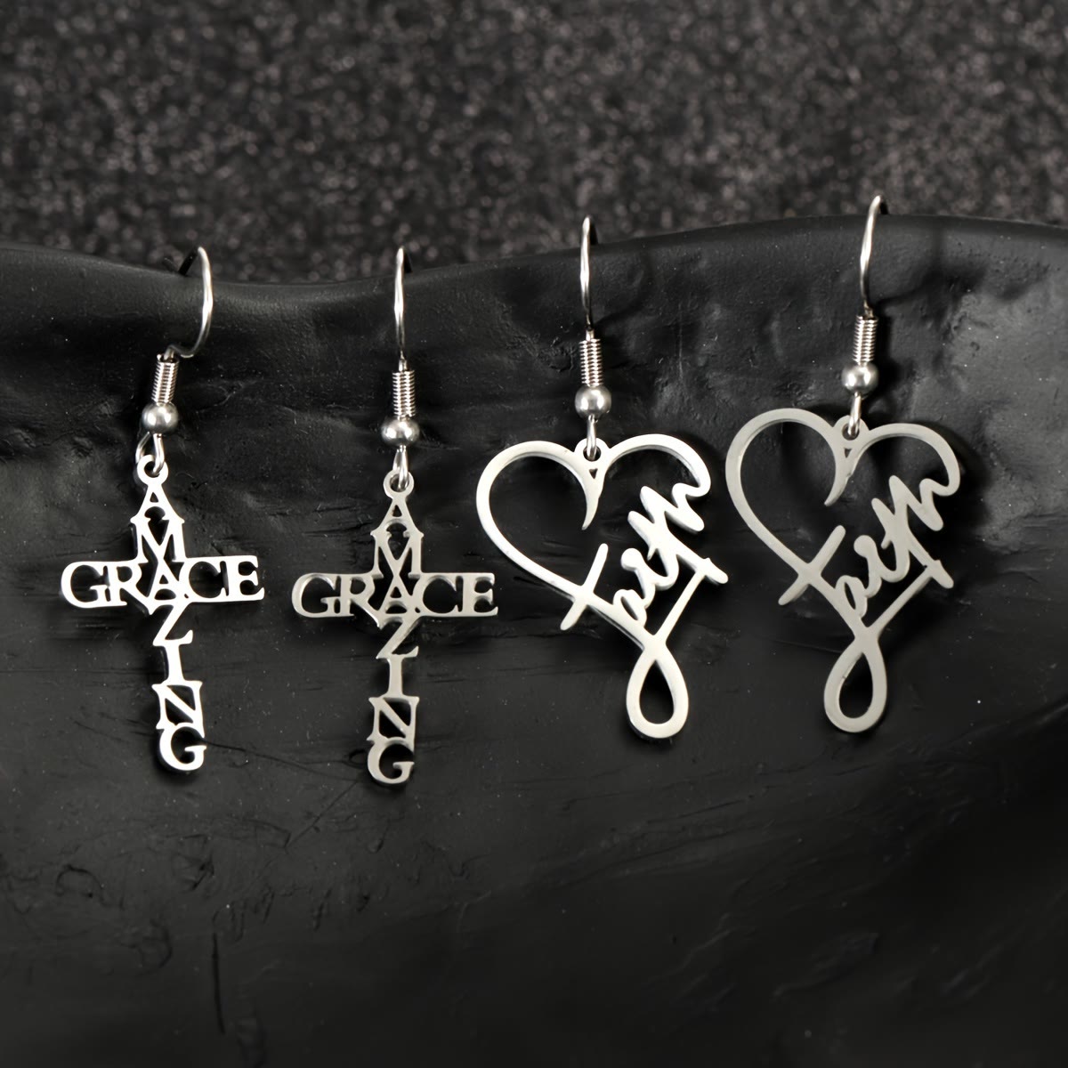 Cross & Grace Faith Earring: Delicate Belief for Daily Wear