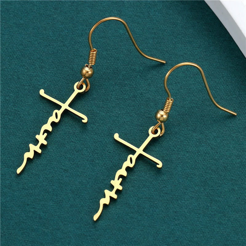 Cross & Grace Faith Earring: Delicate Belief for Daily Wear VIP